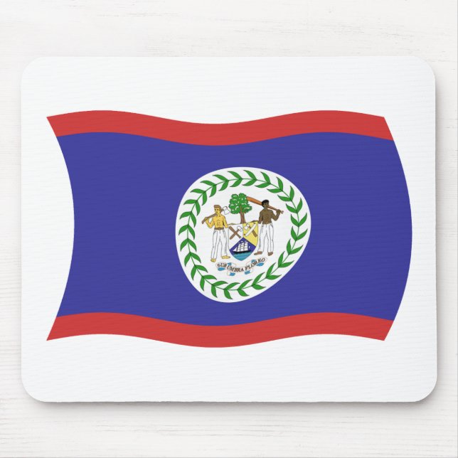 Belize Flag Mousepad (Vorne)