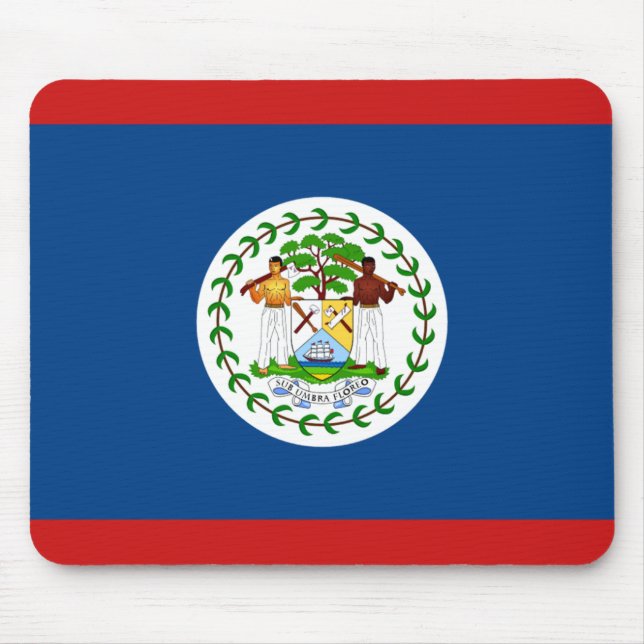 Belize Flag Mousepad (Vorne)