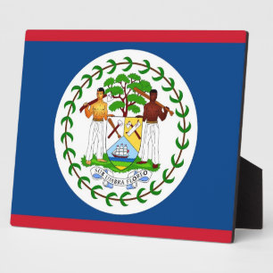 Belize Flag Plaque Fotoplatte