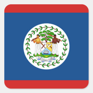 Belize Flag Sticker