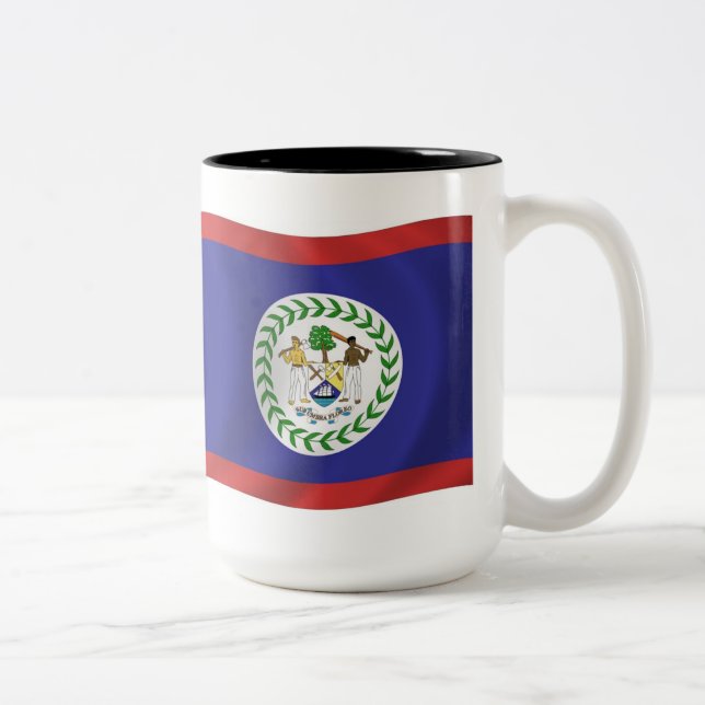 Belize Flag Tasse (Rechts)