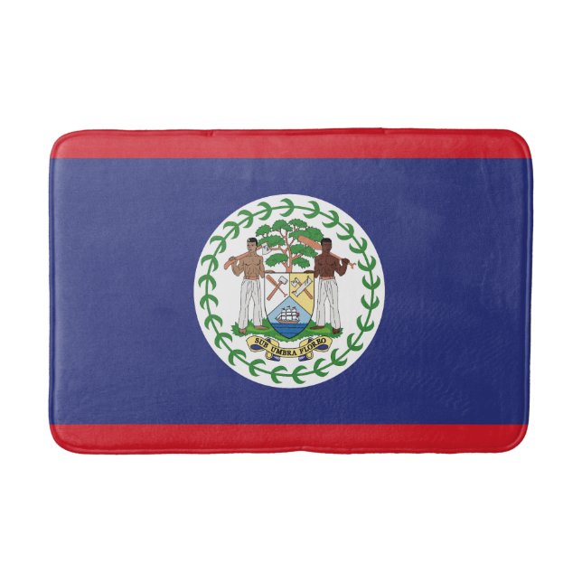 Belize-Flagge Badematte (Vorderseite)