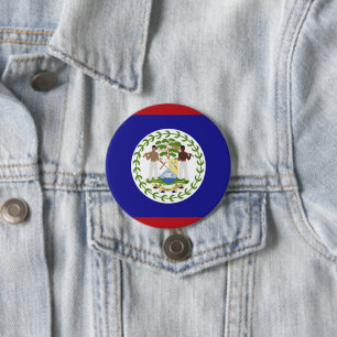 Belize-Flagge Button