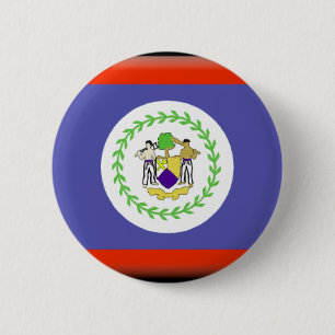 Belize-Flagge Button