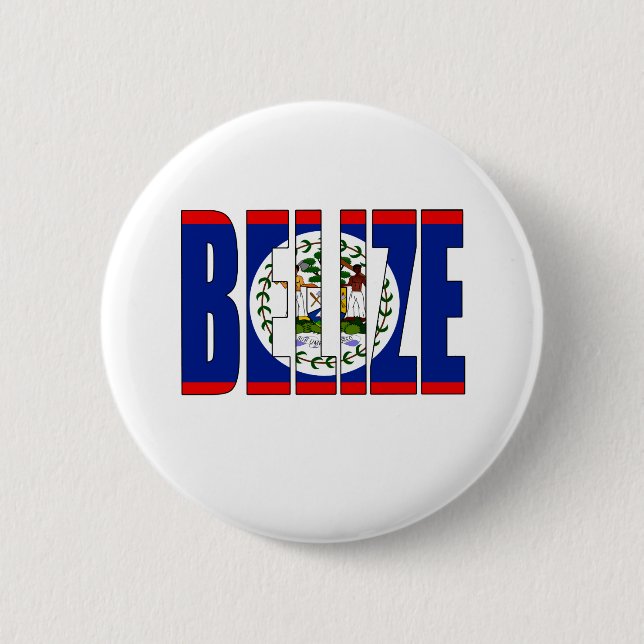 Belize-Flagge Button (Vorderseite)