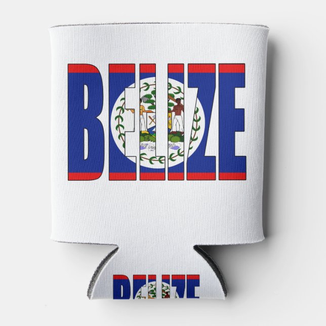 Belize-Flagge Dosenkühler (Vorderseite)
