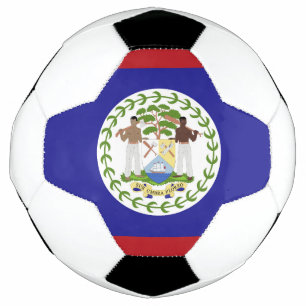 Belize-Flagge Fußball