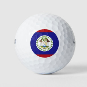 Belize-Flagge Golfball