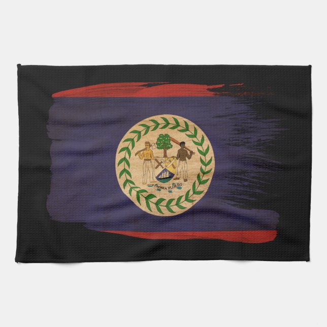 Belize-Flagge Handtuch (Horizontal)