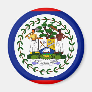 Belize-Flagge Magnet