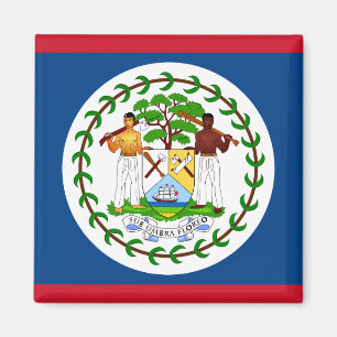 Belize-Flagge Magnet
