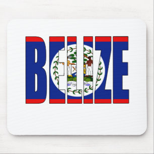 Belize-Flagge Mousepad