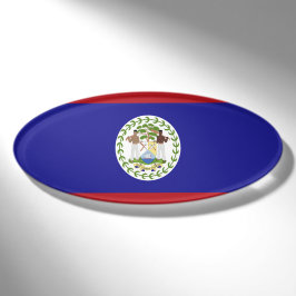 Belize-Flagge Namenschild