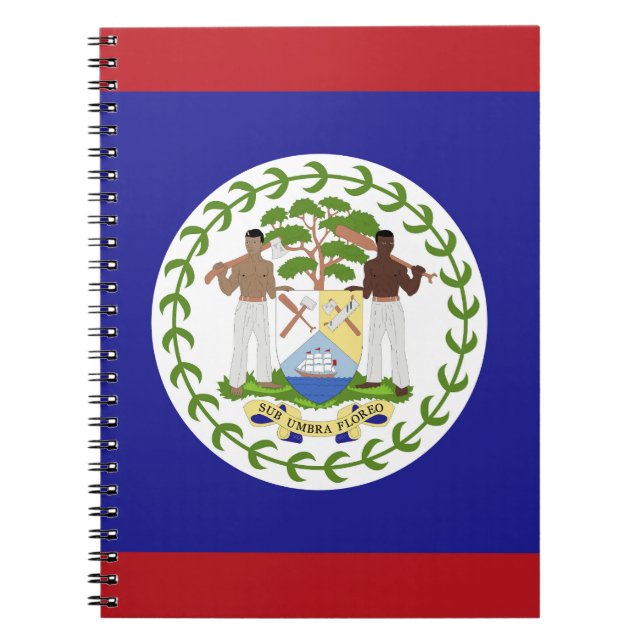 Belize-Flagge Notizblock (Vorderseite)
