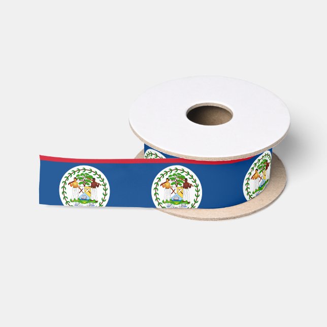 Belize-Flagge Satinband (Spule)