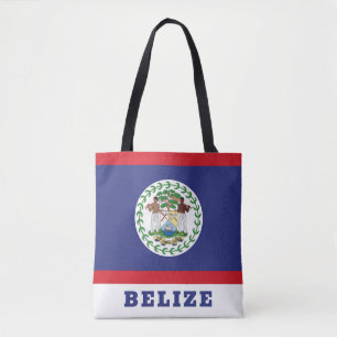 Belize-Flagge Tasche