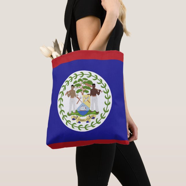 Belize-Flagge Tasche (Von Nahem)