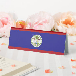 Belize-Flagge Tischaufsteller