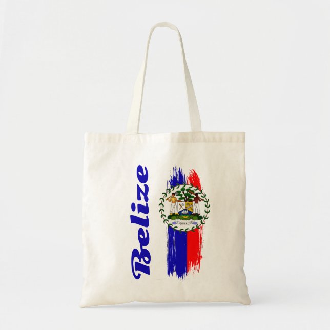 Belize-Flagge Tragetasche (Vorne)