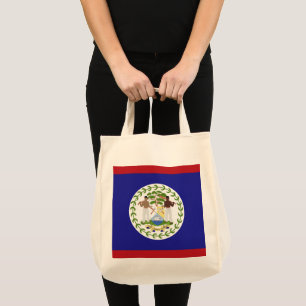 Belize-Flagge Tragetasche