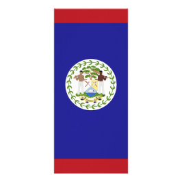 Belize-Flagge Werbekarte