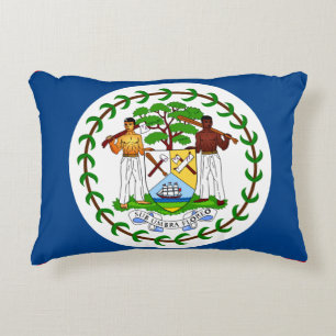 Belize-Flagge Zierkissen