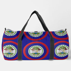 Belize-Flaggen-Stadion Duffle Bag
