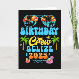 Belize Geburtstags-Crew-Urlaubskreuzfahrt 2025 Som Karte