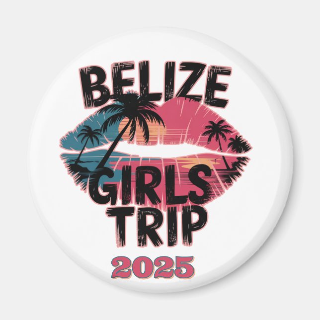 Belize Girls Tour Magnet (Vorne)