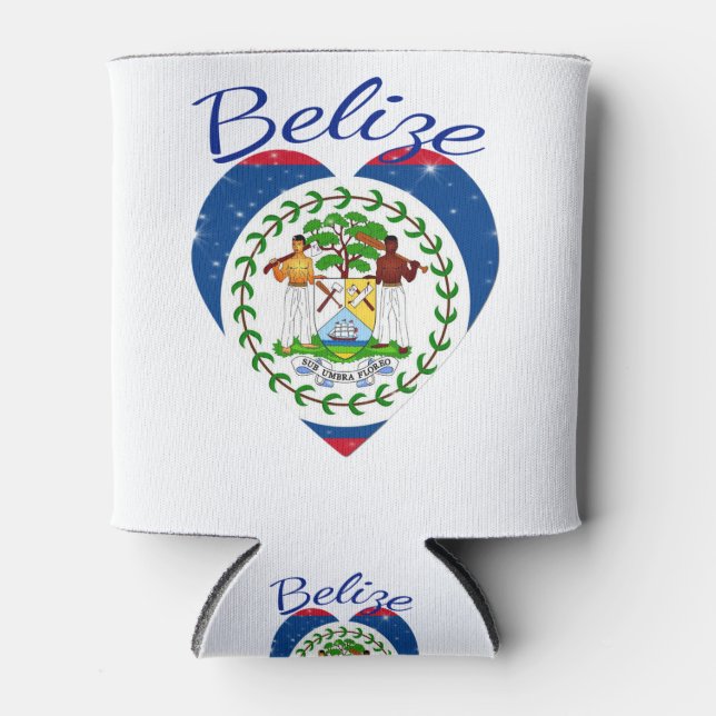 Belize Heart Dosenkühler (Vorderseite)
