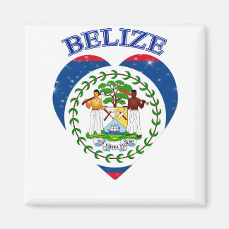Belize Heart Magnet