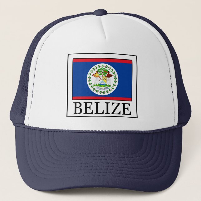 Belize-Hut Truckerkappe (Vorderseite)