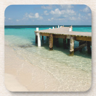 Belize, Karibisches Meer, Goff Caye. Eine kleine I Untersetzer