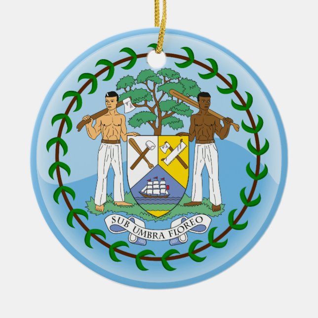 BELIZE KERAMIK ORNAMENT (Vorne)