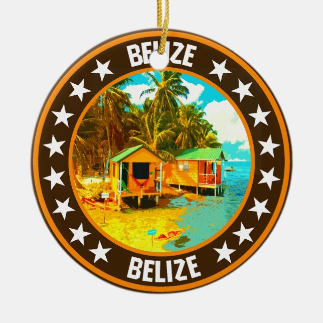 Belize Keramik Ornament (Vorne)