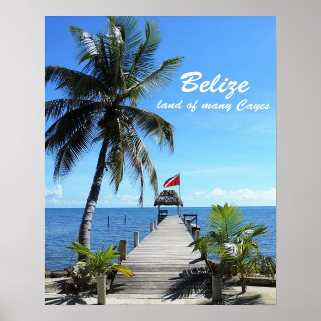 Belize - Land vieler Cayes Poster (Vorne)