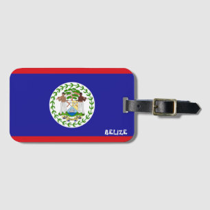 Belize National Flag Patriotic Gepäckanhänger