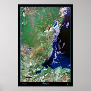 Bélize poster photo carte