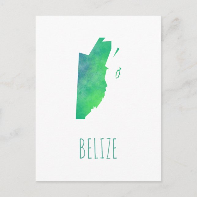 Belize Postkarte (Vorderseite)