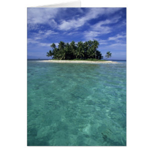 Belize, récif barrière, île ou cay non nommée.