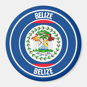 Belize RundEmblem Magnet