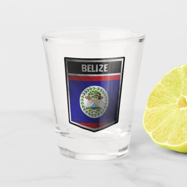 Belize Schnapsglas (Vorderseite)