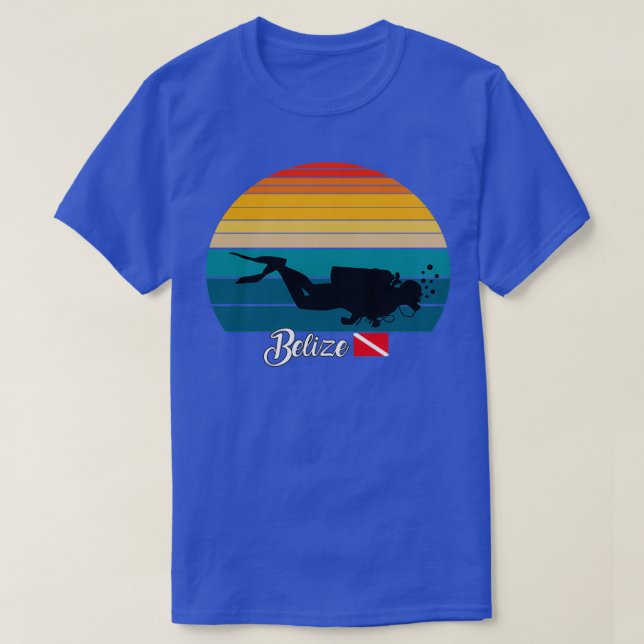 Belize Scuba Diving Gift T-Shirt (Design vorne)