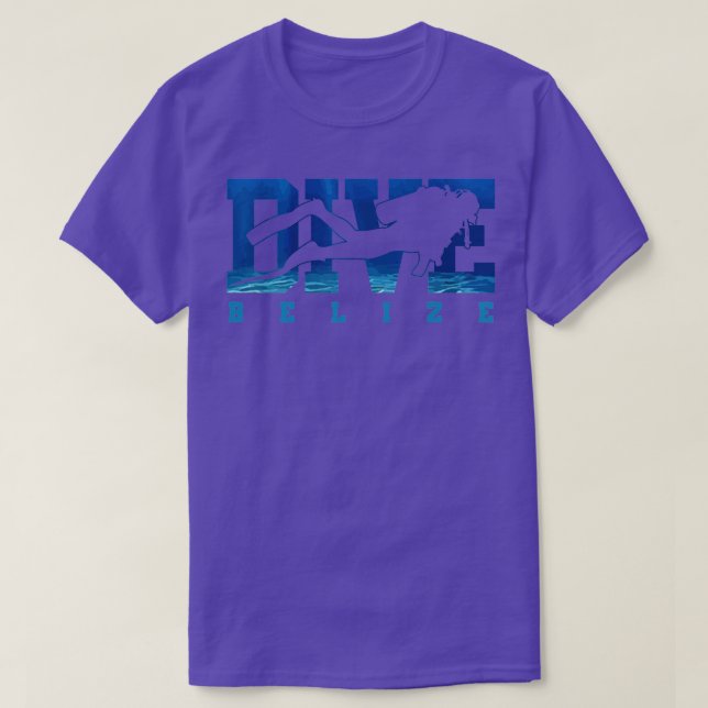 Belize Scuba Diving Souvenir Diver Gift  T-Shirt (Design vorne)