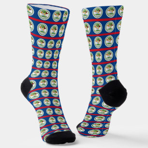 Belize Socken, patriotische Belizische Fahne Mode Socken