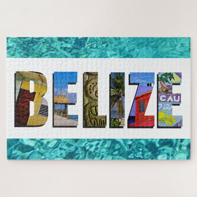 Belize Tropical Beach Blue Ocean Travel Fotos (Horizontal)