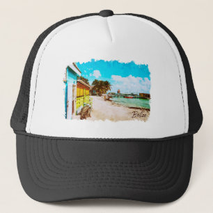 Belize Tropical Paradise Travel Truckerkappe