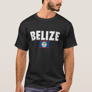 Belize Vintag Belizische Flagge T-Shirt