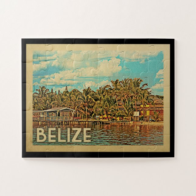 Belize Vintage Travel (Horizontal)