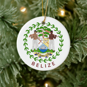 Belize-Wappen Keramik Ornament